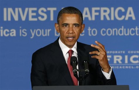 U.S. President Barack Obama delivers remarks at a business leaders forum in Dar es Salaam July 1, 2013. REUTERS/Jason Reed U.S. President Barack Obama delivers remarks at a business leaders forum in Dar es Salaam July 1, 2013. REUTERS/Jason Reed