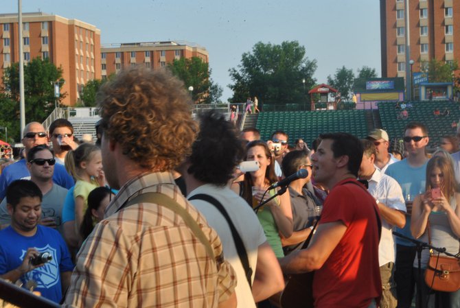 Guster on the Eco Stage