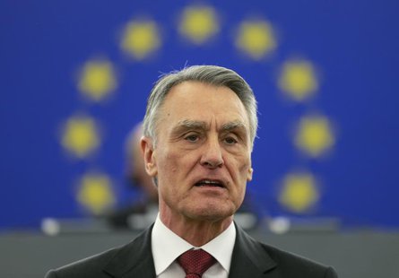 Portugal's President Anibal Cavaco Silva addresses the European Parliament in Strasbourg, June 12, 2013. REUTERS/Vincent Kessler Portugal's President Anibal Cavaco Silva addresses the European Parliament in Strasbourg, June 12, 2013. REUTERS/Vincent Kessler