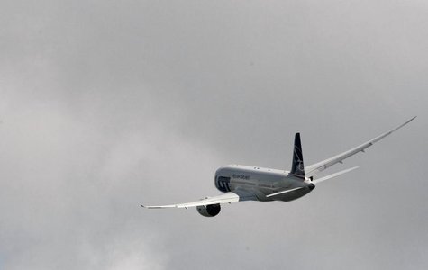 Boeing 787 Dreamliner belonging to Polish airline LOT flies after taking off from the Chopin International Airport in Warsaw June 1, 2013. R Boeing 787 Dreamliner belonging to Polish airline LOT flies after taking off from the Chopin International Airport in Warsaw June 1, 2013. R