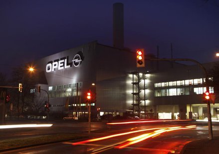 Vehicles drive past the Opel plant in Bochum April 17, 2013. REUTERS/Ina Fassbender Vehicles drive past the Opel plant in Bochum April 17, 2013. REUTERS/Ina Fassbender
