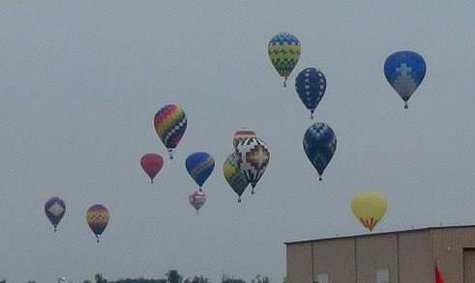 50 hot air balloonists are competing for $15,000 in prizes this week. 50 hot air balloonists are competing for $15,000 in prizes this week.