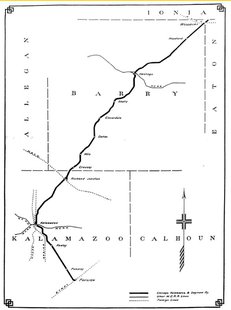 A map of the CK&S Rairoad A map of the CK&S Rairoad