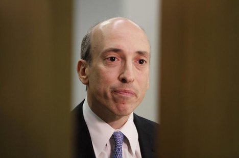 Gary Gensler, chairman of the Commodity Futures Trading Commission (CFTC), listens during an interview with Reuters in London October 2, 201 Gary Gensler, chairman of the Commodity Futures Trading Commission (CFTC), listens during an interview with Reuters in London October 2, 201