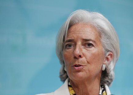 International Monetary Fund Managing Director Christine Lagarde speaks during a news conference at IMF headquarters in Washington June 14, 2 International Monetary Fund Managing Director Christine Lagarde speaks during a news conference at IMF headquarters in Washington June 14, 2