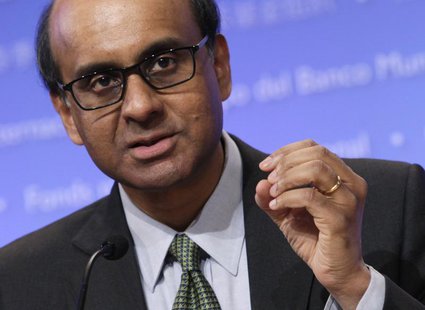IMFC Chairman Tharman Shanmugaratnam speaks at a news conference during the Spring Meeting of the IMF and World Bank in Washington, April 20 IMFC Chairman Tharman Shanmugaratnam speaks at a news conference during the Spring Meeting of the IMF and World Bank in Washington, April 20
