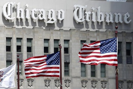 The Chicago Tribune building is seen in Chicago, April 24, 2013. REUTERS/Jim Young The Chicago Tribune building is seen in Chicago, April 24, 2013. REUTERS/Jim Young