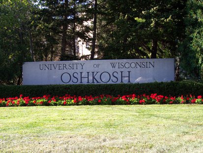 UW-Oshkosh sign (courtesy of WikiCommons). UW-Oshkosh sign (courtesy of WikiCommons).