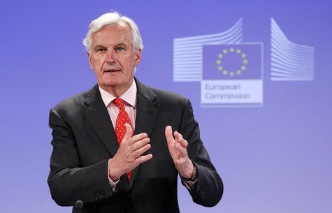 European Union Commissioner for Internal Market and Services Michel Barnier addresses a news conference in Brussels July 10, 2013. REUTERS/F European Union Commissioner for Internal Market and Services Michel Barnier addresses a news conference in Brussels July 10, 2013. REUTERS/F