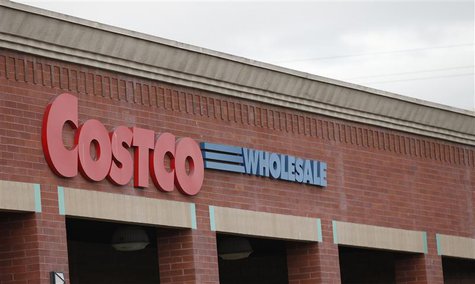 A sign is pictured outside a Costco Wholesale store in Los Angeles, California March 6, 2013. REUTERS/Mario Anzuoni A sign is pictured outside a Costco Wholesale store in Los Angeles, California March 6, 2013. REUTERS/Mario Anzuoni
