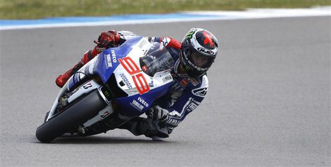 Yamaha MotoGP rider Jorge Lorenzo of Spain takes a Curve during the Dutch Grand Prix in Assen June 29, 2013. REUTERS/Michael Kooren Yamaha MotoGP rider Jorge Lorenzo of Spain takes a Curve during the Dutch Grand Prix in Assen June 29, 2013. REUTERS/Michael Kooren