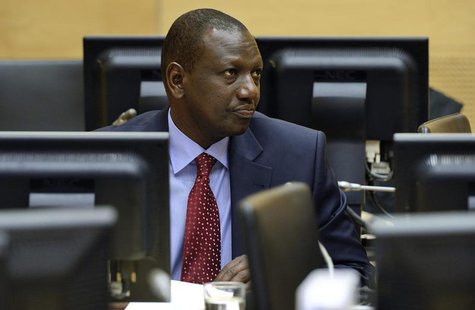 William Ruto sits in the courtroom of the International Criminal Court (ICC) in The Hague May 14, 2013. REUTERS/Lex van Lieshout/Pool William Ruto sits in the courtroom of the International Criminal Court (ICC) in The Hague May 14, 2013. REUTERS/Lex van Lieshout/Pool