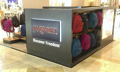 To match BACKTOSCHOOLS/POPUPS A kiosk located in the lower level in the Mall of Georgia selling JanSport Apparel for back-to-school purchase To match BACKTOSCHOOLS/POPUPS A kiosk located in the lower level in the Mall of Georgia selling JanSport Apparel for back-to-school purchase