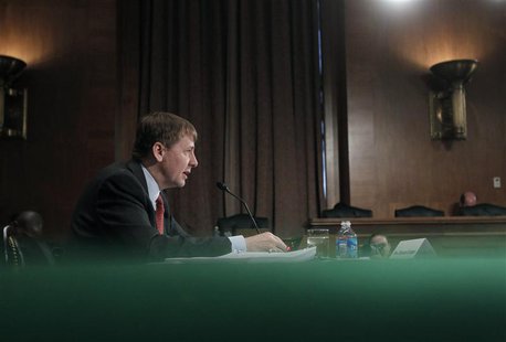 Consumer Financial Protection Bureau Director Richard Cordray delivers his organization's semi-annual report to Congress at a Senate Banking Consumer Financial Protection Bureau Director Richard Cordray delivers his organization's semi-annual report to Congress at a Senate Banking