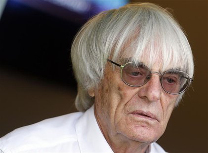 Formula One supremo Bernie Ecclestone is seen after the qualifying session of the Monaco F1 Grand Prix May 25, 2013. REUTERS/Stefano Relland Formula One supremo Bernie Ecclestone is seen after the qualifying session of the Monaco F1 Grand Prix May 25, 2013. REUTERS/Stefano Relland