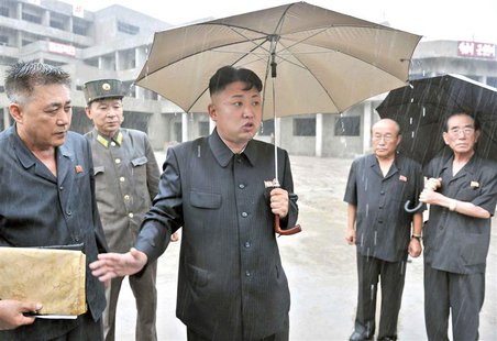 North Korean leader Kim Jong-un gives field guidance to the children's hospital and dental hospital now under construction in this undated p North Korean leader Kim Jong-un gives field guidance to the children's hospital and dental hospital now under construction in this undated p
