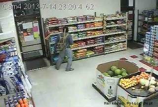 Surveillance image taken from a July 14, 2013 break-in at the Piggly Wiggly grocery store, 450 N. Margaret St., Markesan. (Photo by Markesan PD). Surveillance image taken from a July 14, 2013 break-in at the Piggly Wiggly grocery store, 450 N. Margaret St., Markesan. (Photo by Markesan PD).