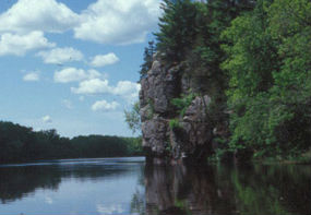 St. Croix River at Interstate Park, St. Croix Falls WI and Taylors Falls MN. St. Croix River at Interstate Park, St. Croix Falls WI and Taylors Falls MN.