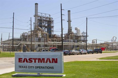 An Eastman Chemical company sign stands outside the recently renovated chemical plant in Texas City, Texas May 18, 2012. REUTERS/Richard Car An Eastman Chemical company sign stands outside the recently renovated chemical plant in Texas City, Texas May 18, 2012. REUTERS/Richard Car