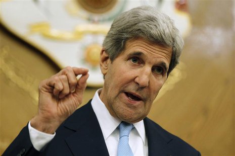 U.S. Secretary of State John Kerry speaks during a joint news conference with Jordan's Foreign Minister Nasser Judeh (not seen) at the Minis U.S. Secretary of State John Kerry speaks during a joint news conference with Jordan's Foreign Minister Nasser Judeh (not seen) at the Minis