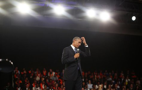 U.S. President Barack Obama participates in a town hall-style meeting with young African leaders at the University of Johannesburg in Soweto U.S. President Barack Obama participates in a town hall-style meeting with young African leaders at the University of Johannesburg in Soweto