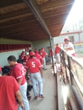2013 Coldwater Redbirds Mickey Mantle North Central Regional dugout 2013 Coldwater Redbirds Mickey Mantle North Central Regional dugout