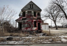 An abandoned home stands as a symbol of Detroit, MI filing for the largest municipal bankruptcy in U.S. history.
Reuters file photo An abandoned home stands as a symbol of Detroit, MI filing for the largest municipal bankruptcy in U.S. history.
Reuters file photo
