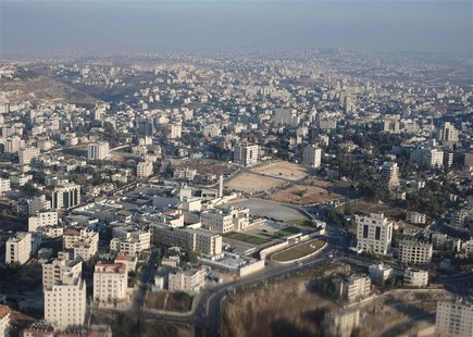Mukataa, the headquarters of the Palestinian Authority, is seen in this aerial view of the West Bank city of Ramallah July 19, 2013. Picture Mukataa, the headquarters of the Palestinian Authority, is seen in this aerial view of the West Bank city of Ramallah July 19, 2013. Picture
