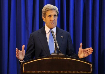 U.S. Secretary of State John Kerry speaks during a news conference at Queen Alia International Airport in the Jordanian capital of Amman Jul U.S. Secretary of State John Kerry speaks during a news conference at Queen Alia International Airport in the Jordanian capital of Amman Jul