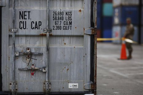 One of the three containers on board seized North Korean ship "Chong Chon Gang" found with possible explosive material, is pictured at the M One of the three containers on board seized North Korean ship "Chong Chon Gang" found with possible explosive material, is pictured at the M