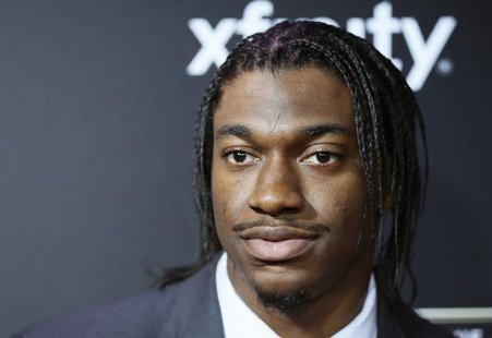 Washington Redskins quarterback Robert Griffin III arrives at the 2nd Annual NFL Honors in New Orleans, Louisiana, February 2, 2013. REUTERS Washington Redskins quarterback Robert Griffin III arrives at the 2nd Annual NFL Honors in New Orleans, Louisiana, February 2, 2013. REUTERS