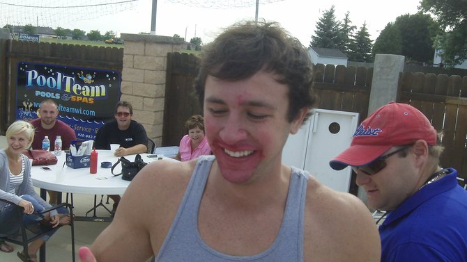 The Kissing game contestant "after" pic!