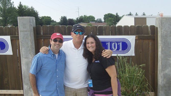 The Murphy in the Morning Show having fun at the Pool Party!
