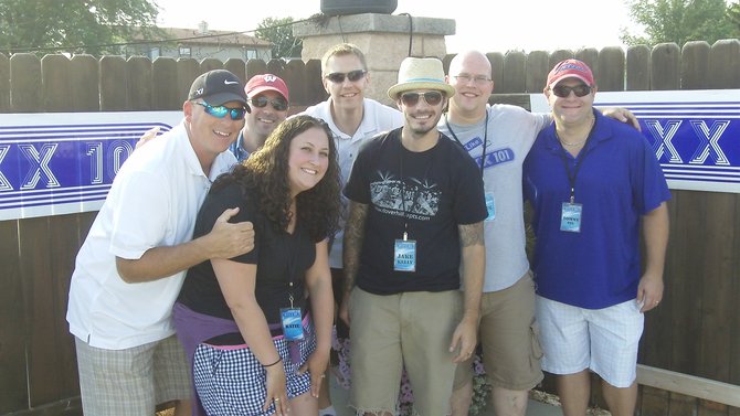 All the WIXX Airstaff together. Murphy, Nick, Katie, Corey Jake, Otis, Tommy