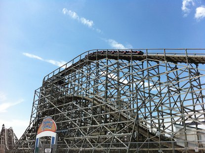 Zippin Pippin roller coaster seen on Monday July 22, 2013. (Photo by: Terry Lee). Zippin Pippin roller coaster seen on Monday July 22, 2013. (Photo by: Terry Lee).