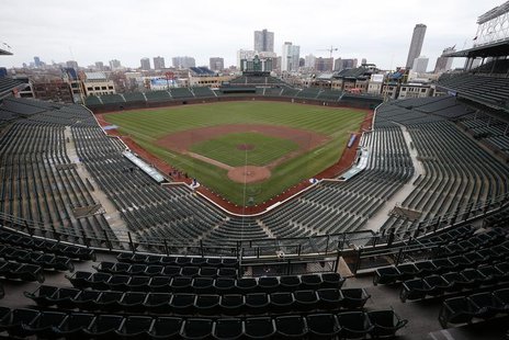 An general view of Wrigley Field in Chicago, Illinois, April 15, 2013. REUTERS/Jim Young An general view of Wrigley Field in Chicago, Illinois, April 15, 2013. REUTERS/Jim Young