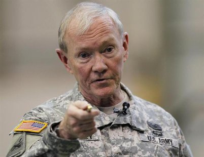 U.S. Chairman of the Joint Chiefs of Staff Army Gen. Martin Dempsey talks to U.S. military personnel stationed at Yokota Air Base in Tokyo A U.S. Chairman of the Joint Chiefs of Staff Army Gen. Martin Dempsey talks to U.S. military personnel stationed at Yokota Air Base in Tokyo A
