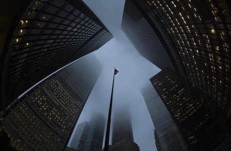 Buildings are seen in the financial district in Toronto, January 28, 2013. REUTERS/Mark Blinch Buildings are seen in the financial district in Toronto, January 28, 2013. REUTERS/Mark Blinch