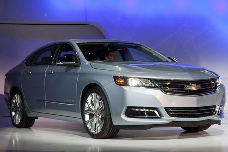 The 2014 Chevy Impala is unveiled during the 2012 New York International Auto Show at the Javits Center in New York, April 4, 2012. REUTERS/ The 2014 Chevy Impala is unveiled during the 2012 New York International Auto Show at the Javits Center in New York, April 4, 2012. REUTERS/