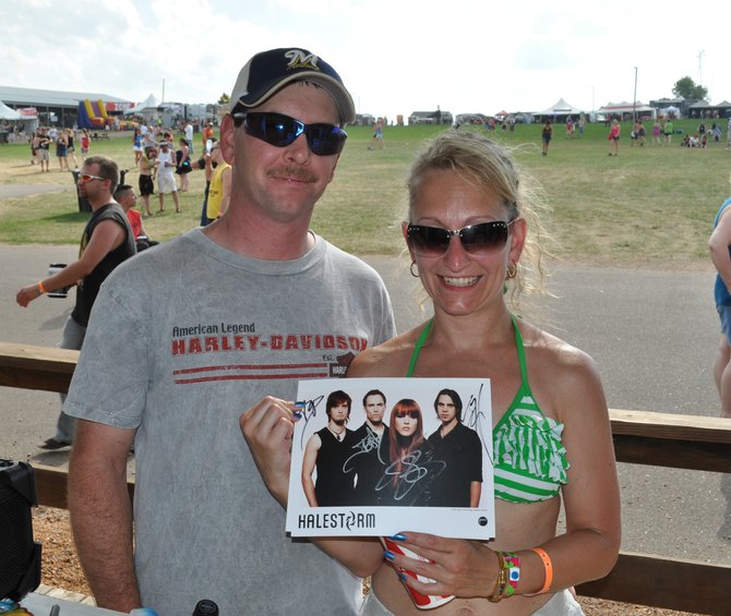 Some of our Halestorm Meet & Greet winners