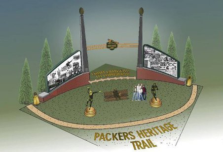Packers Heritage Trail Recognition Wall Packers Heritage Trail Recognition Wall