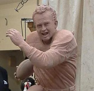 Statue of Paul Hornung Statue of Paul Hornung