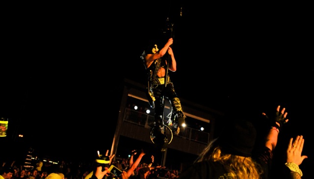 #1 - Paul Stanley flew over our heads...you can't top that