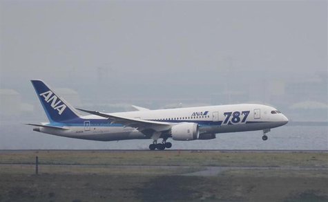 An All Nippon Airways' (ANA) Boeing Co's 787 Dreamliner plane, which flew from Sapporo in Northern Japan, lands at Haneda airport in Tokyo M An All Nippon Airways' (ANA) Boeing Co's 787 Dreamliner plane, which flew from Sapporo in Northern Japan, lands at Haneda airport in Tokyo M