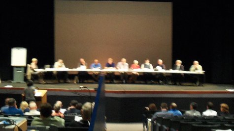The Comstock Planning Commission held a four hour session at the High School Auditorium, and in the end, decided they needed to bounce the issue to the city Zoning Board The Comstock Planning Commission held a four hour session at the High School Auditorium, and in the end, decided they needed to bounce the issue to the city Zoning Board