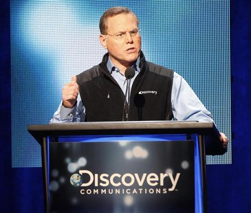 David M. Zaslav, President and Chief Executive Officer of Discovery Communications speaks at the Television Critics Association Cable TV Sum David M. Zaslav, President and Chief Executive Officer of Discovery Communications speaks at the Television Critics Association Cable TV Sum