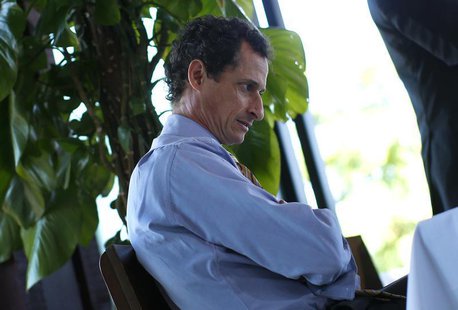 Former U.S. Congressman Anthony Weiner appears at a mayoral candidates forum in the Inwood section of upper Manhattan in New York, July 30, Former U.S. Congressman Anthony Weiner appears at a mayoral candidates forum in the Inwood section of upper Manhattan in New York, July 30,