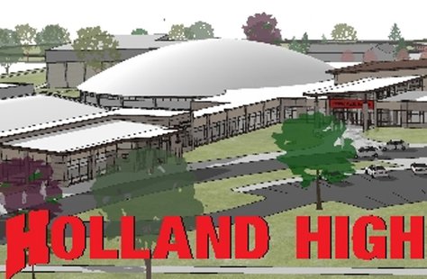 Drawing of Holland High Renovations (courtesy Holland Public Schools) Drawing of Holland High Renovations (courtesy Holland Public Schools)