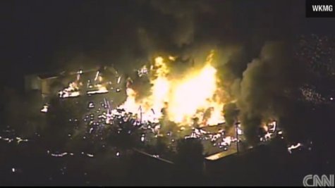 Propane plant explosions Tavares, Florida July 30, 2013.
Reuters/Screenshot courtesy of CNN Propane plant explosions Tavares, Florida July 30, 2013.
Reuters/Screenshot courtesy of CNN