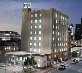 Artists rendering of the new Davenport University structure in Lansing Artists rendering of the new Davenport University structure in Lansing